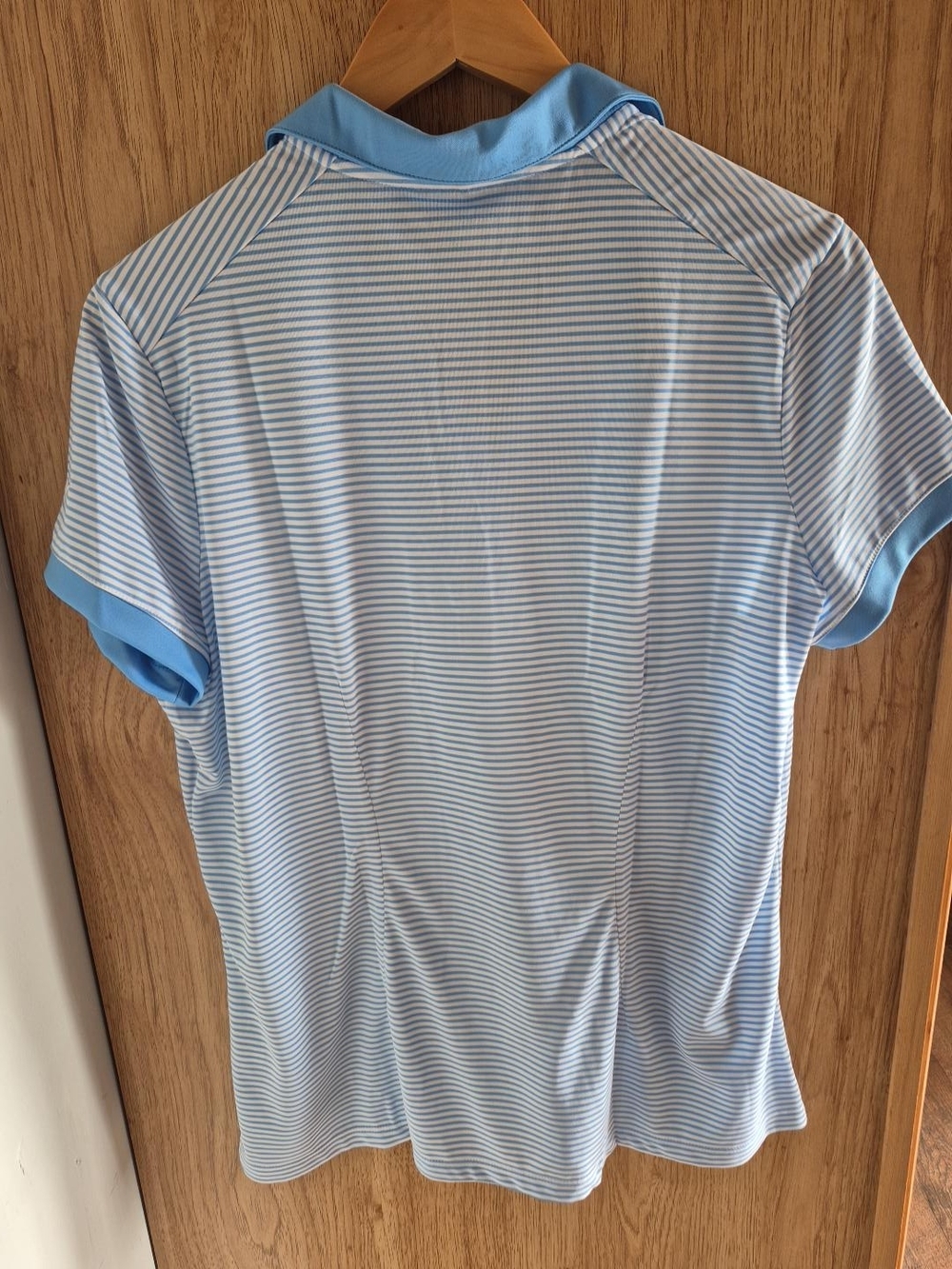 Nike Light Blue Striped Polo - Picture 5 of 5
